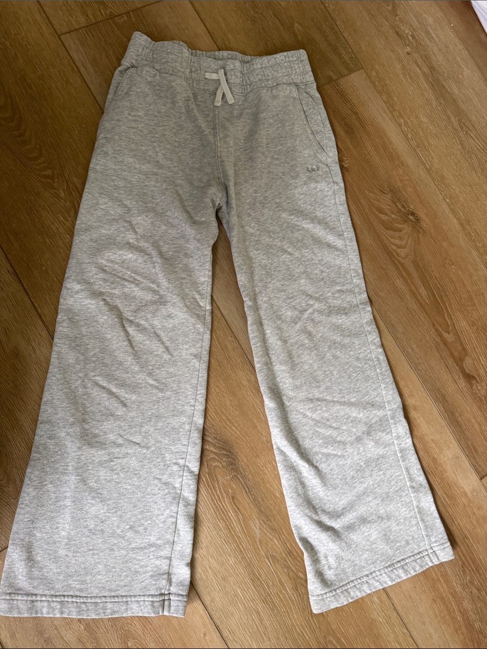 Abercrombie girls 11/12 Light Gray Sweatpants with Drawstring